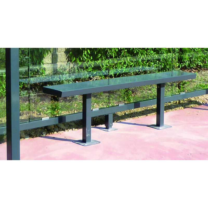 banquette pour abri bus Bellecombe