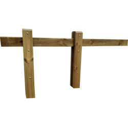 barrière coulissante bois Forestière
