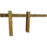 barrière coulissante bois Forestière