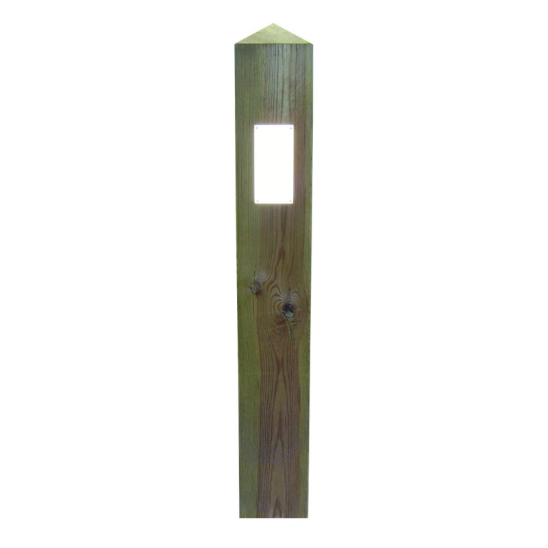 borne urbaine bois carrée rétroréfléchissante borne urbaine bois carrée rétroréfléchissante