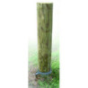 borne en bois ronde rétroréfléchissante