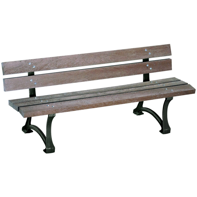 banc public plastique recyclé Détente banc public plastique recyclé Détente