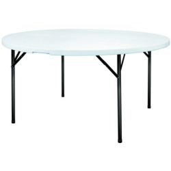 table polyéthylène pliante Saturne ronde