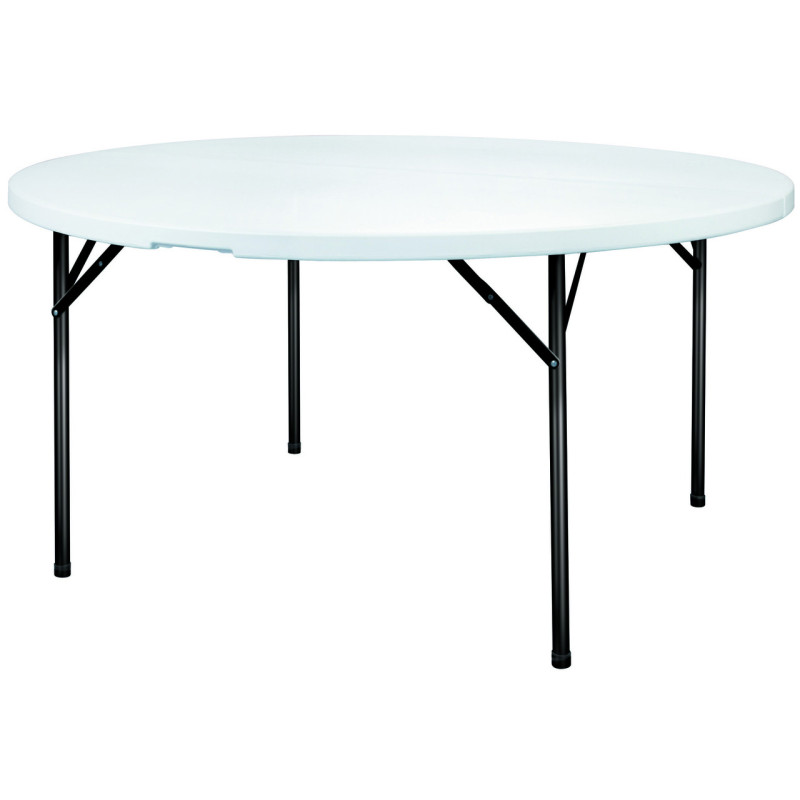 table polyéthylène pliante Saturne ronde table polyéthylène pliante Saturne ronde