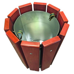 seau pour corbeille ronde Léa 44 litres