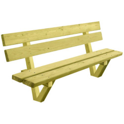 banc de ville bois Le Forestier