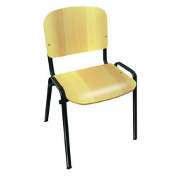 chaise Cluny bois empilable