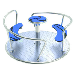 manège aire de jeux inox