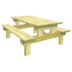 table pique-nique extérieure Pic