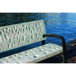 banc urbain plastique recyclé Le Tropézien Océan