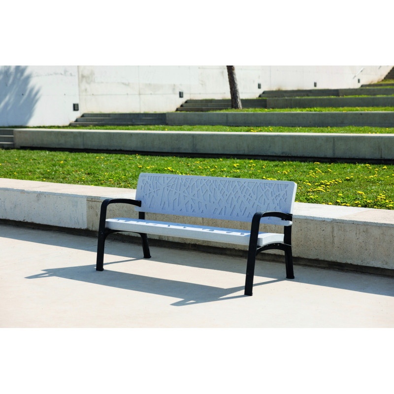 banc collectivité recyclé Le Tropézien Éco