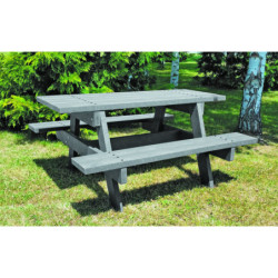 table de pique-nique résistante Brague