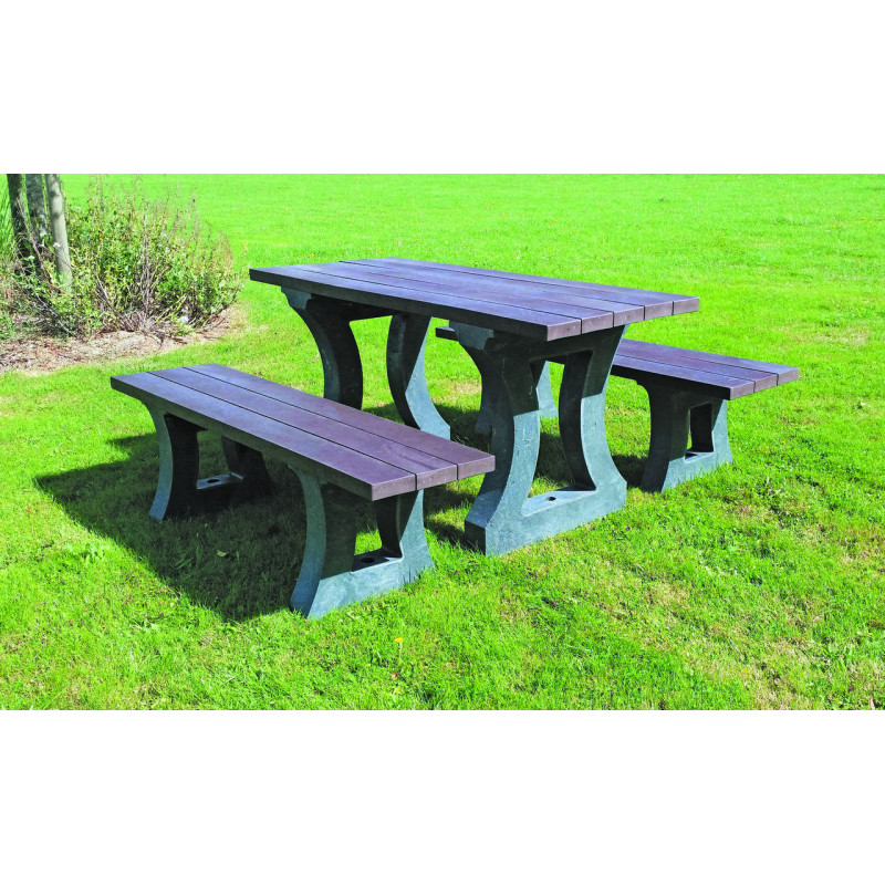 table pique-nique avec bancs Horizon table pique-nique avec bancs Horizon