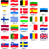 pavillons et drapeaux Europe