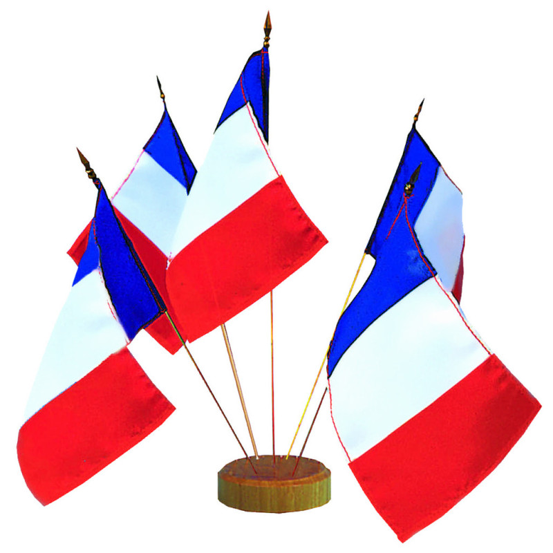 drapeaux de table mairie