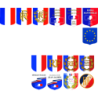 écussons porte-drapeaux collectivités