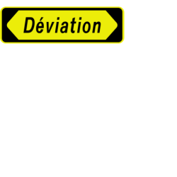 signalisation de direction déviation KD22