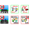 panneau routier Attention enfant