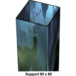 support en acier galvanisé