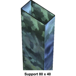 support en acier galvanisé