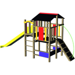 structure multijeux extérieurs Météorite