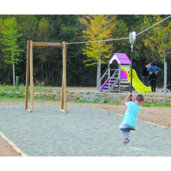 tyrolienne aire de jeux
