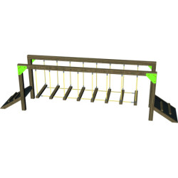 jeu d'équilibre parc Tapis volant