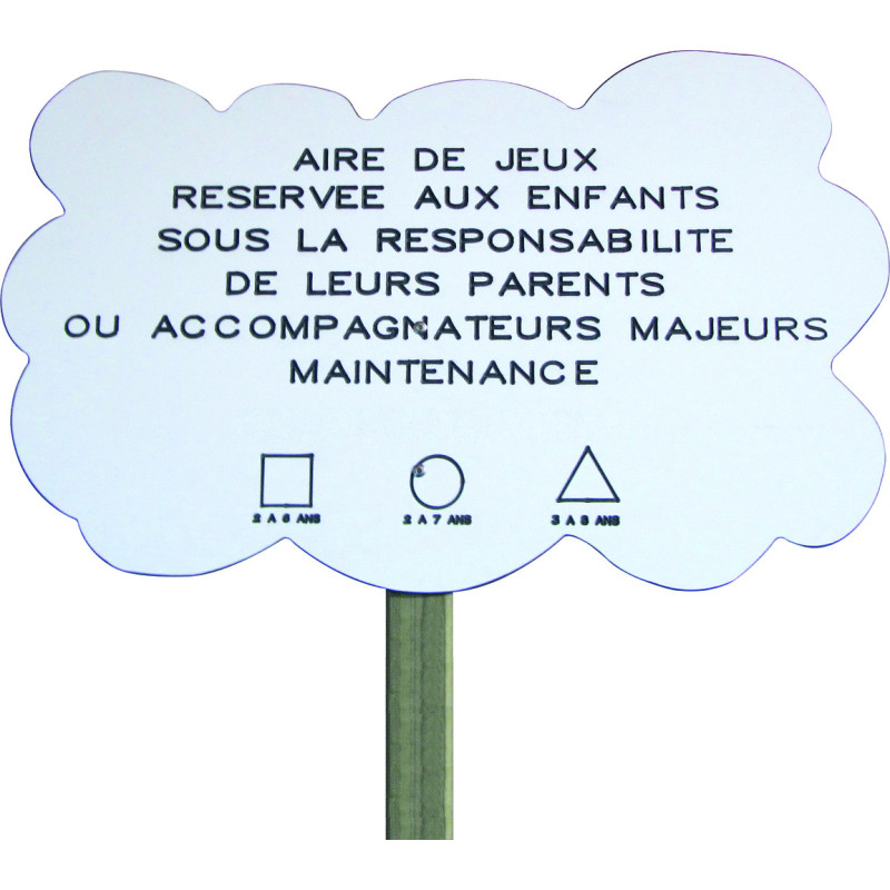 kit niveau zéro pour panneau aire de jeux