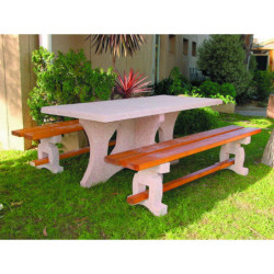 table de pique-nique collectivité Aiguille