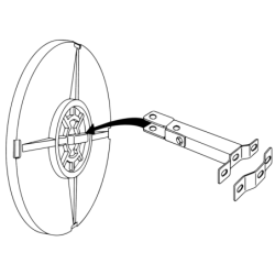 miroir multi-usages rond 3 directions