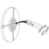 miroir multi-usages rond 3 directions