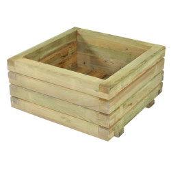 jardinière extérieure en bois Figures