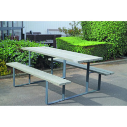 table pique-nique plastique recyclé Tokpli