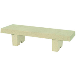 banc public béton Domino