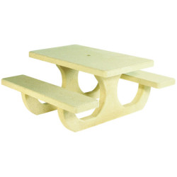 table pique-nique béton pour parc Province