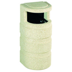 poubelle extérieure béton Pêle-Mêle