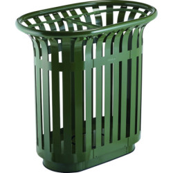 corbeille extérieure recyclage Tulipe double
