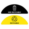Stickers, en option.
