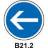 panneaux routiers souples J5 & B21