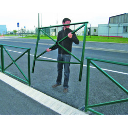 système d'amovibilité pour barrière de ville