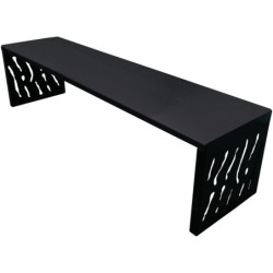 banc extérieur Venise acier