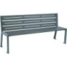 banc extérieur design Silaos acier