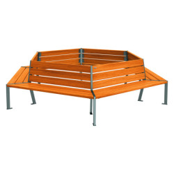 banc public tour d'arbre Silaos