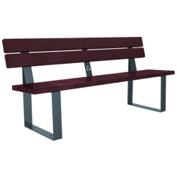 banc et banquette extérieurs Riga recyclé