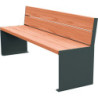 banc de ville Kub acier/bois