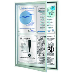 vitrine d'affichage extérieure Tradition