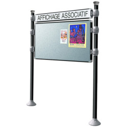 option texte panneau d'affichage extérieur