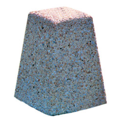 borne béton carrée conique