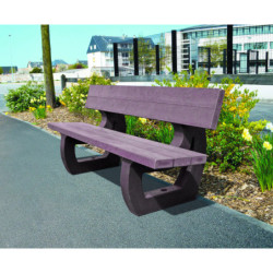 banc urbain recyclé Sylvestre