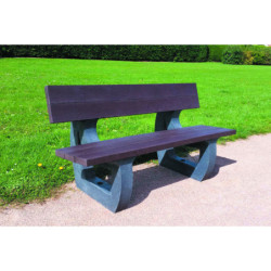 banc urbain recyclé Sylvestre